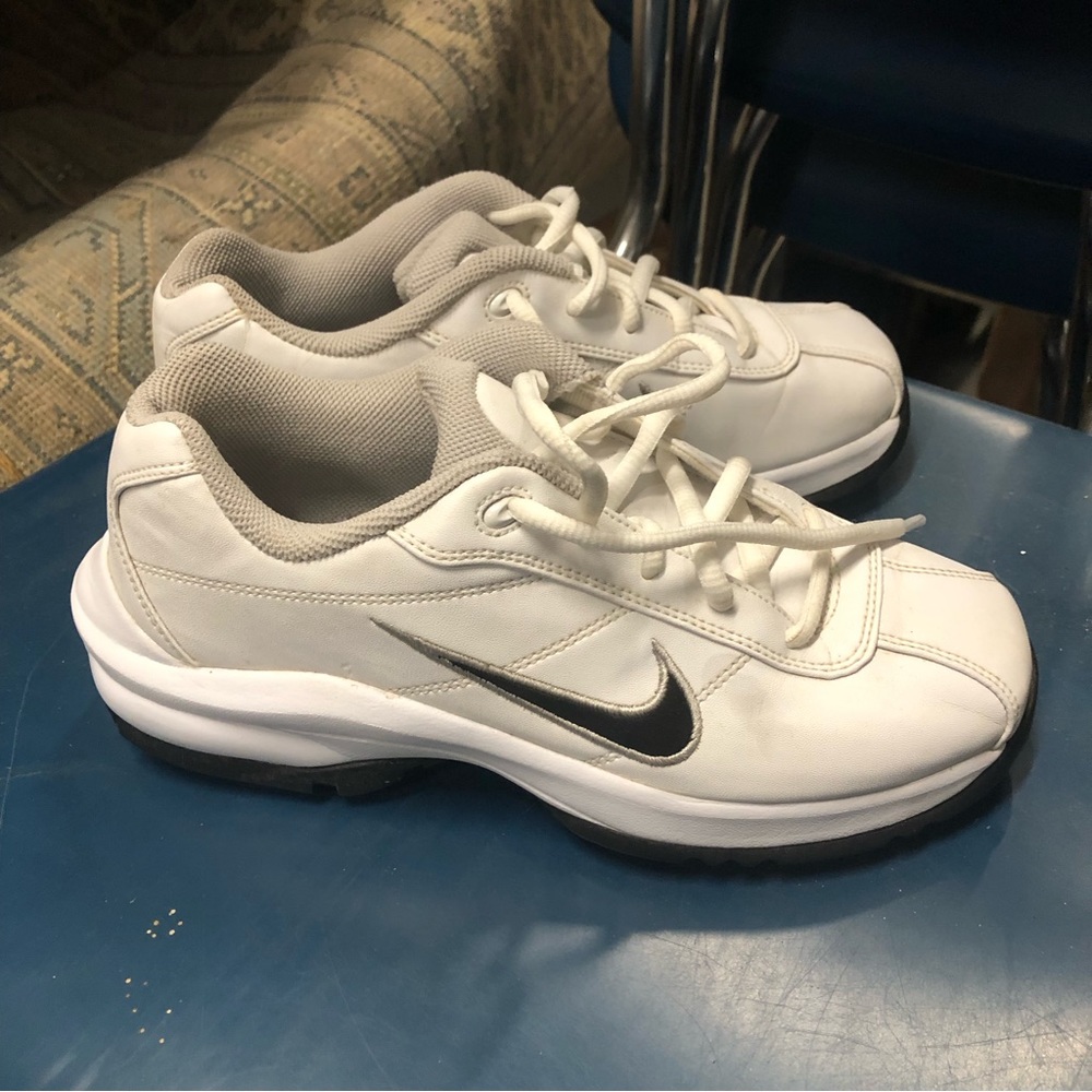 Nike kids golf cleats, 3y, white